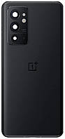 Задняя крышка OnePlus 9RT черная Hacker Black оригинал + стекло камеры