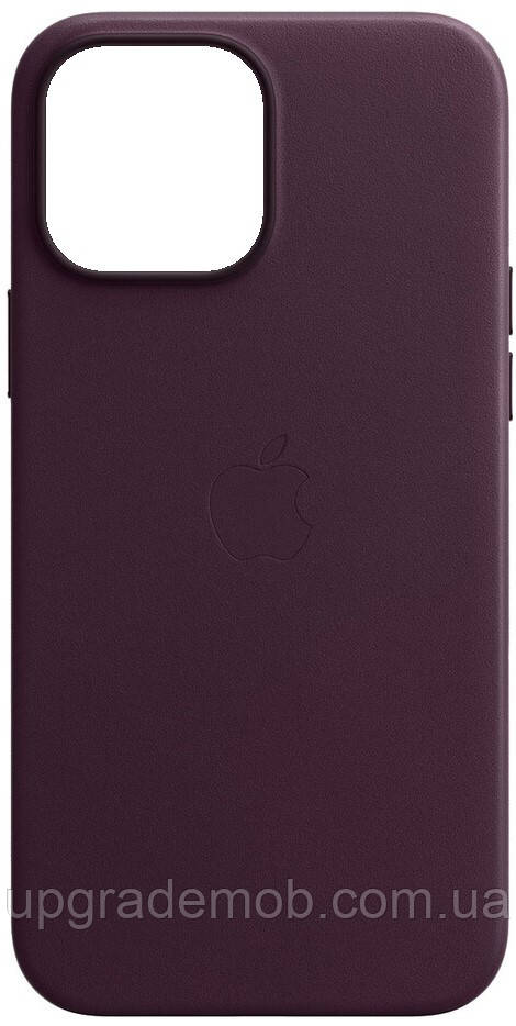 Шкіряний чохол iPhone 13 Pro Apple Leather Case with MagSafe (анімація) Dark Cherry, фото 1