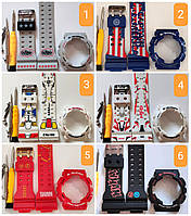 Casio ремінець + безель (рант) для годинника G-SHOCK GA-100 / GA-110 / GA-120 / GD-100 / GD-110 / GD-120