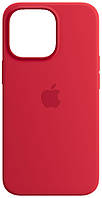 Силиконовый чехол iPhone 13 Apple Silicone Case with MagSafe - Red