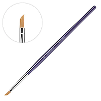Пензлик Synthetic #12 CREATOR для брів кинжал, синя ручка