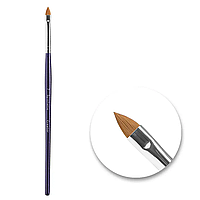 Пензлик Synthetic #07 CREATOR для брів пелюстка, синя ручка