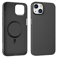Ультратонкий чохол Hoco Cave Carbon Magnetic для iPhone 14