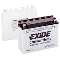 Акумулятори мото Exide EB16AL-A2: 16 А·год - 12 V; 175 A (EB16AL-A2), 205x70x162 мм