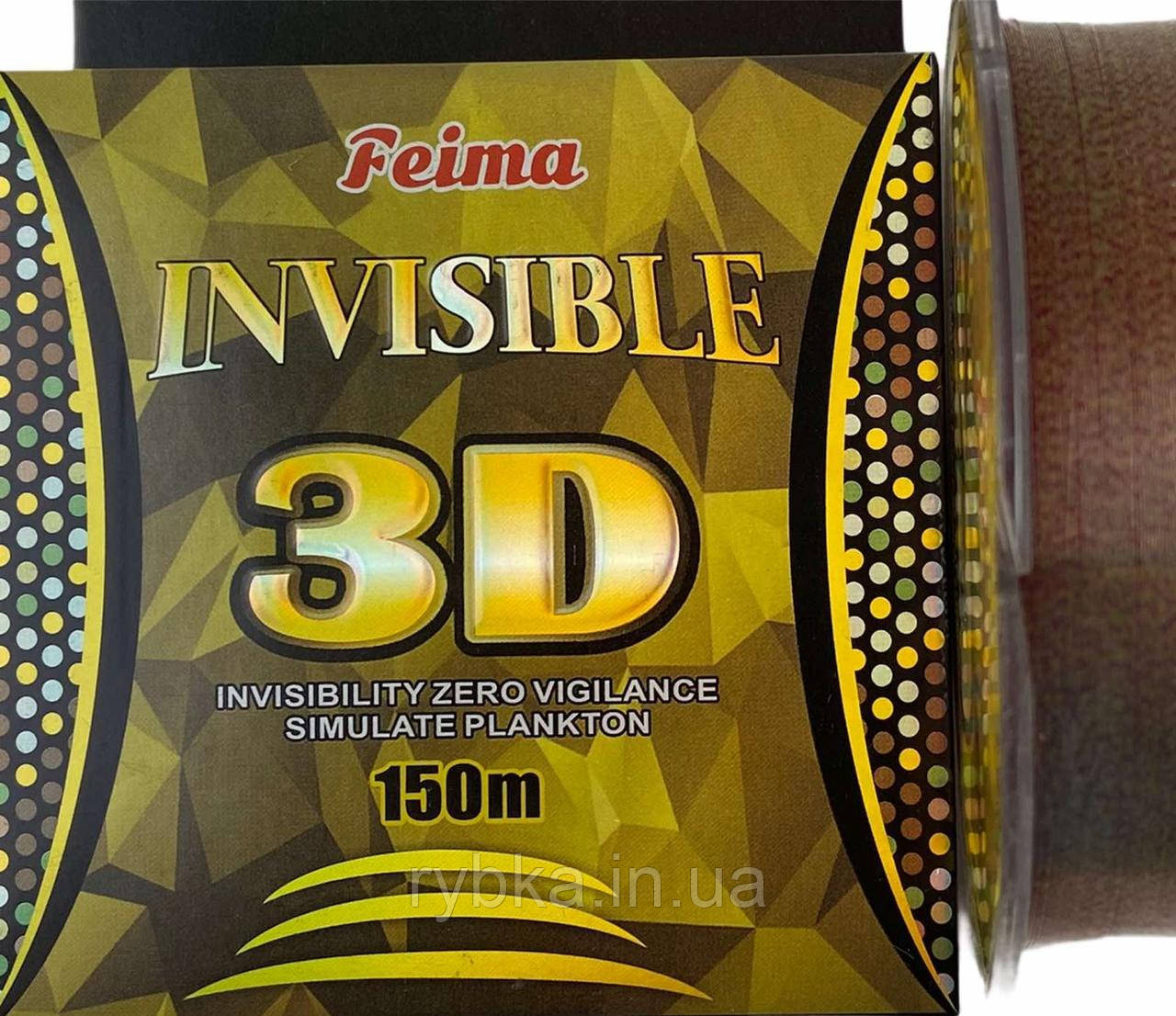 Лісочка 3D 150м 0.25мм Feima Invisible 13кг