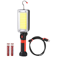 Акумуляторний ліхтар із гачком ZJ-8859 USB з магнітом для СТО