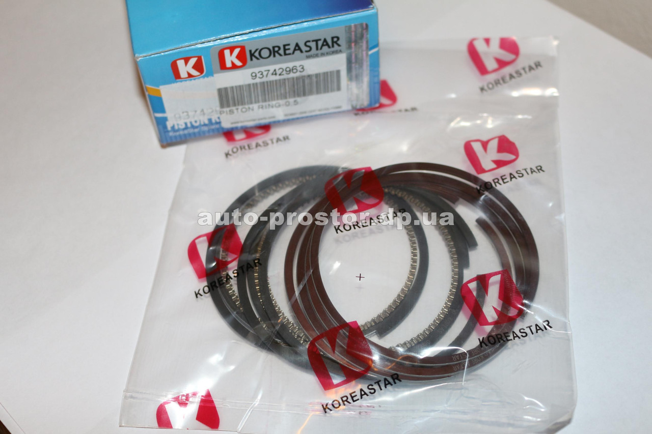 Кільця поршневі к-т Авео 1,5 SOHC (KS) +0,5 93742963
