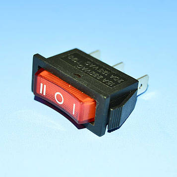 Вимикач RS-103-3С червоний 1-група ON-OFF-ON, PRK0048