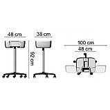 Перукарня Лабораторія помаранчева для фарбування на штативі Ceriotti BEAUTY CASE TRANSPARENT, фото 7
