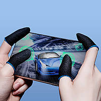 Напальчники Orico Gaming Finger Sleeve для сенсорных экранов защита от пота MF-C18 (Черные, 2 шт)