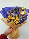 Букет "Все буде, Україна" сухоцвіт, фото 3