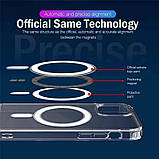 Прозорий силіконовый чехол MagSafe Apple iPhone 12 Pro, фото 5