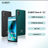 Безрамочный Cubot Note 8. 5.5'' 2SIM 4G RAM2GB ROM16GB 5и13mPix FaceID