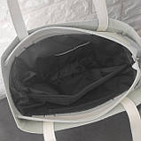 ЧОРНА — фабрична сумка-шопер із простим кроєм і мінімальним оздобленням (Луцьк, 518), фото 7