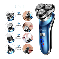Електробритва для домашнього використання Hatteker 4in1 Rotary Shaver (RSCX-960804), фото 4