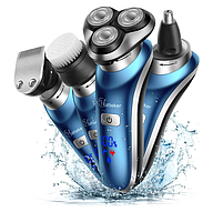 Електробритва для домашнього використання Hatteker 4in1 Rotary Shaver (RSCX-960804), фото 7