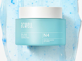 Нічна маска зі зволожувальними капсулами Acwell Real Aqua Balancing Sleeping Pack 60ml