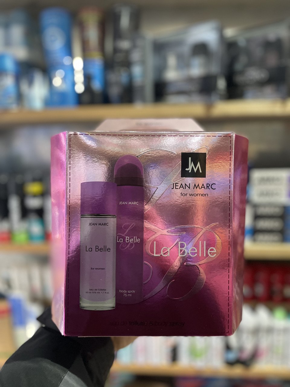 Подарунковий набір для жінок (дезодорант/75ml + туалетна вода/50ml) Jean Marc La Belle, фото 1