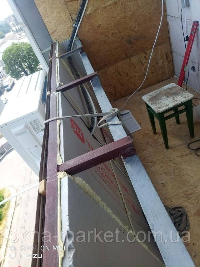 Балкони під ключ в пригороді Києва фото роботи ВІКНА МАРКЕТ