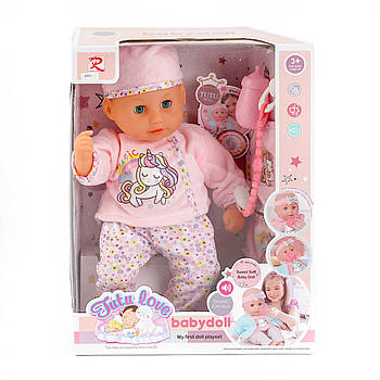 Пупс функціональний (10 звукових ефектів, п'є з пляшечки, закриває очі) 6631