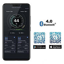 Акумуляторна батарея літієва Ecowatt LiFePO4 Smart BMS з Bluetooth 12,8 В 100Ah UBL-12-100, фото 5