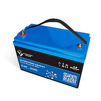Акумуляторна батарея літієва Ecowatt LiFePO4 Smart BMS з Bluetooth 12,8 В 100Ah UBL-12-100, фото 3