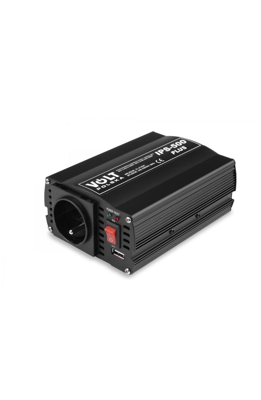 Інвертор перетворювач потужності Volt Polska IPS 500 PLUS 24/230 В (350/500 Вт), фото 1