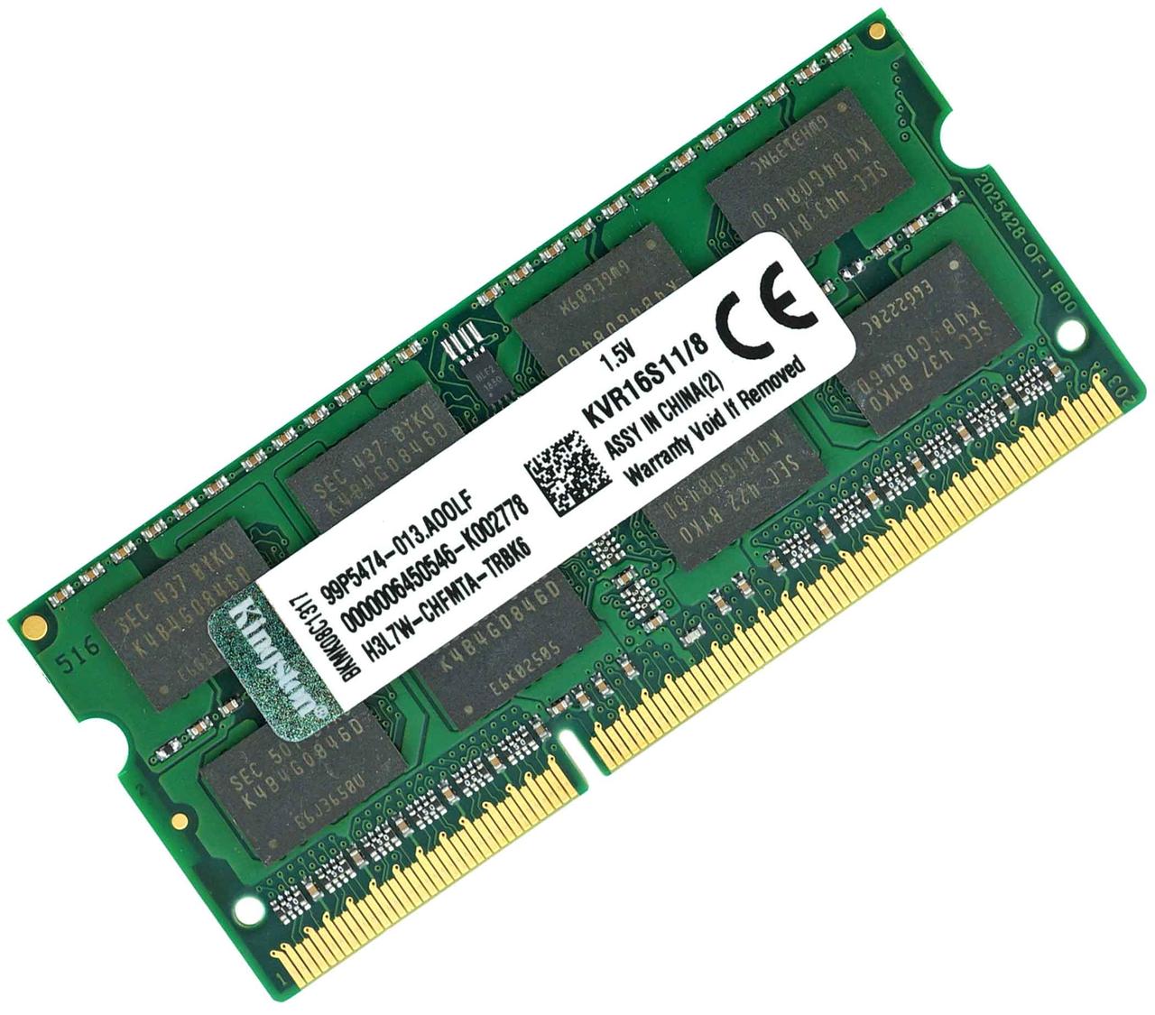  ДДР3 1.5 8Гб 1600 МГц KVR16S11/8 оперативна пам'ять для ноутбука мал.1