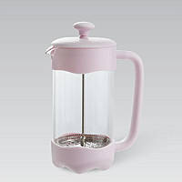 Френч-пресс (Заварник) для чая и кофе Maestro (Маестро) 600 мл (MR-1669-600) Розовый