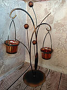 Підсвічник декоративний настільний на 2 свічки, фото 2