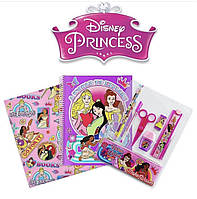 Набор канцелярии Дисней принцессы для девочек, детский канцелярский набор для школы