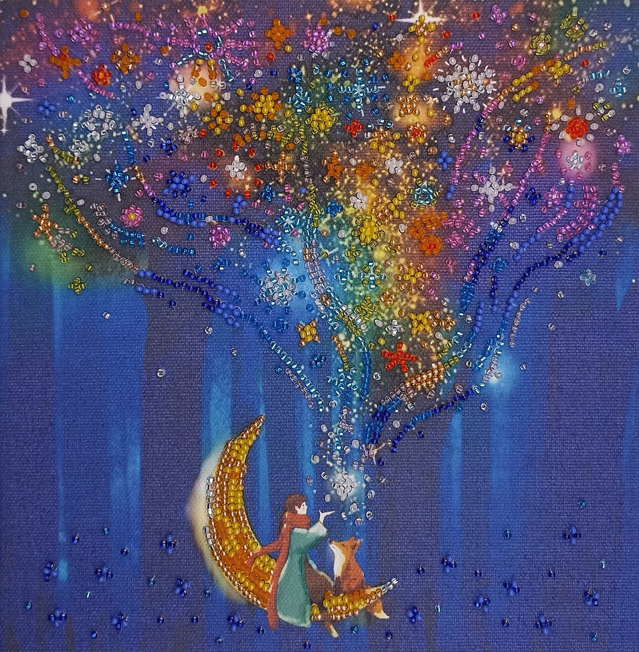 Набір-міді для вишивки бісером Мрійник (20 х 20 см) Абрис Арт AMB-092, фото 1