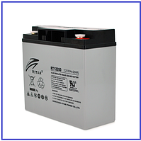 Акумуляторна батарея AGM RITAR RT12200, Gray Case, 12V 20.0Ah (181х77х167)