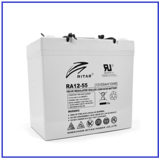 Акумуляторна батарея RITAR AGM RA12-55 12V 55Ah (229х138х211(216)