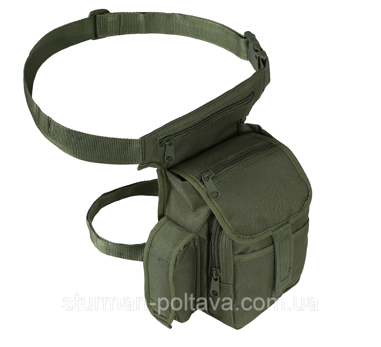 Сумка тактична поясна з кріпленням на стегні олива MULTI PACK 1000 D NYL MIL-TEC Німеччина