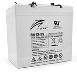 Акумуляторна батарея RITAR AGM RA12-55 12V 55Ah (229х138х211(216), фото 3