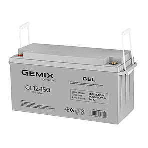 Акумуляторна батарея Gemix GEL Series AGM 12 В 150 Ah gray GL12-150, фото 3
