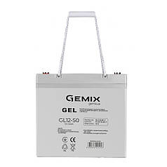 Аккумуляторная батарея Gemix GEL Series AGM 12В 50Ah gray GL12-50