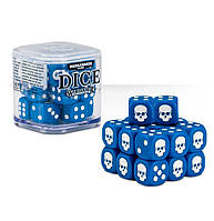 Citadel Dice Set 12мм, кубы игровые D6, синий.