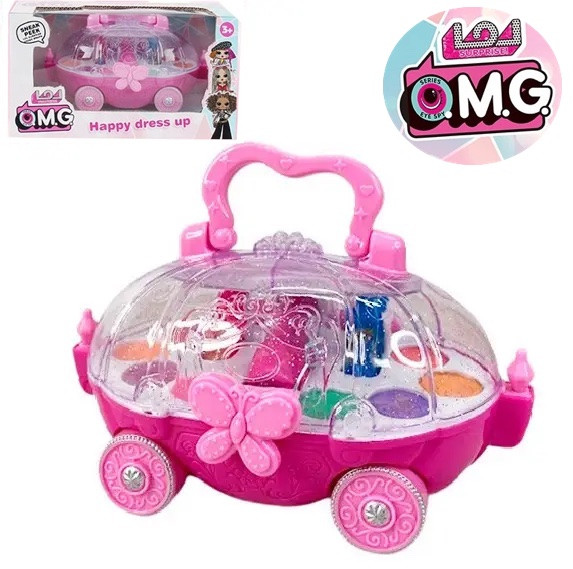 Набір дитячої косметики у скриньці OMG РОЖЕВИЙ арт. CS 68 E 3, фото 1