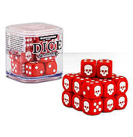Citadel Dice Set 12мм, кубы игровые D6, красный.