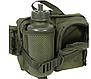 Сумка поясна тактична з пластиковою флягою на 0,6 літра олива Mil-tec Німеччина, фото 10