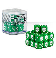 Citadel Dice Set 12мм, кубы игровые D6, зеленый.