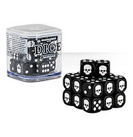 Citadel Dice Set 12мм, кубы игровые D6, черный.