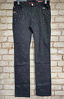 1, Турецкие Черные джинсы брюки с золотистыми разводами SML Сollection Турция Размер 31