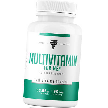 Вітаміни для чоловіків TREC nutrition Multivitamin for Men 90 caps, фото 3