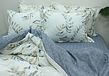 Постільна білизна Євро з турецького ранфорсу ТМ TAG, бавовна з компаньйоном R-T9258, фото 2