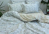 Постільна білизна Євро з турецького ранфорсу ТМ TAG, бавовна з компаньйоном R-T9259, фото 4