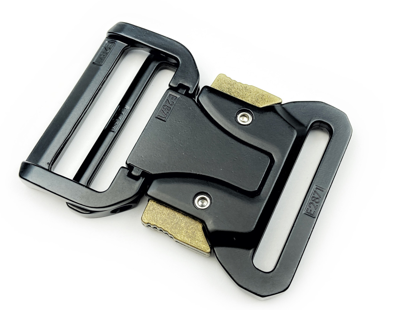 Пряжка - фастекс металевий 40мм колір Чорний М-23582, фото 1