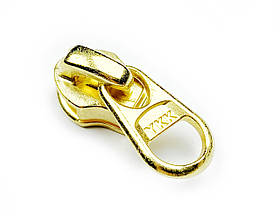 Бігунок для спіральної блискавки №5 YKK Японія М-31966 колір золото